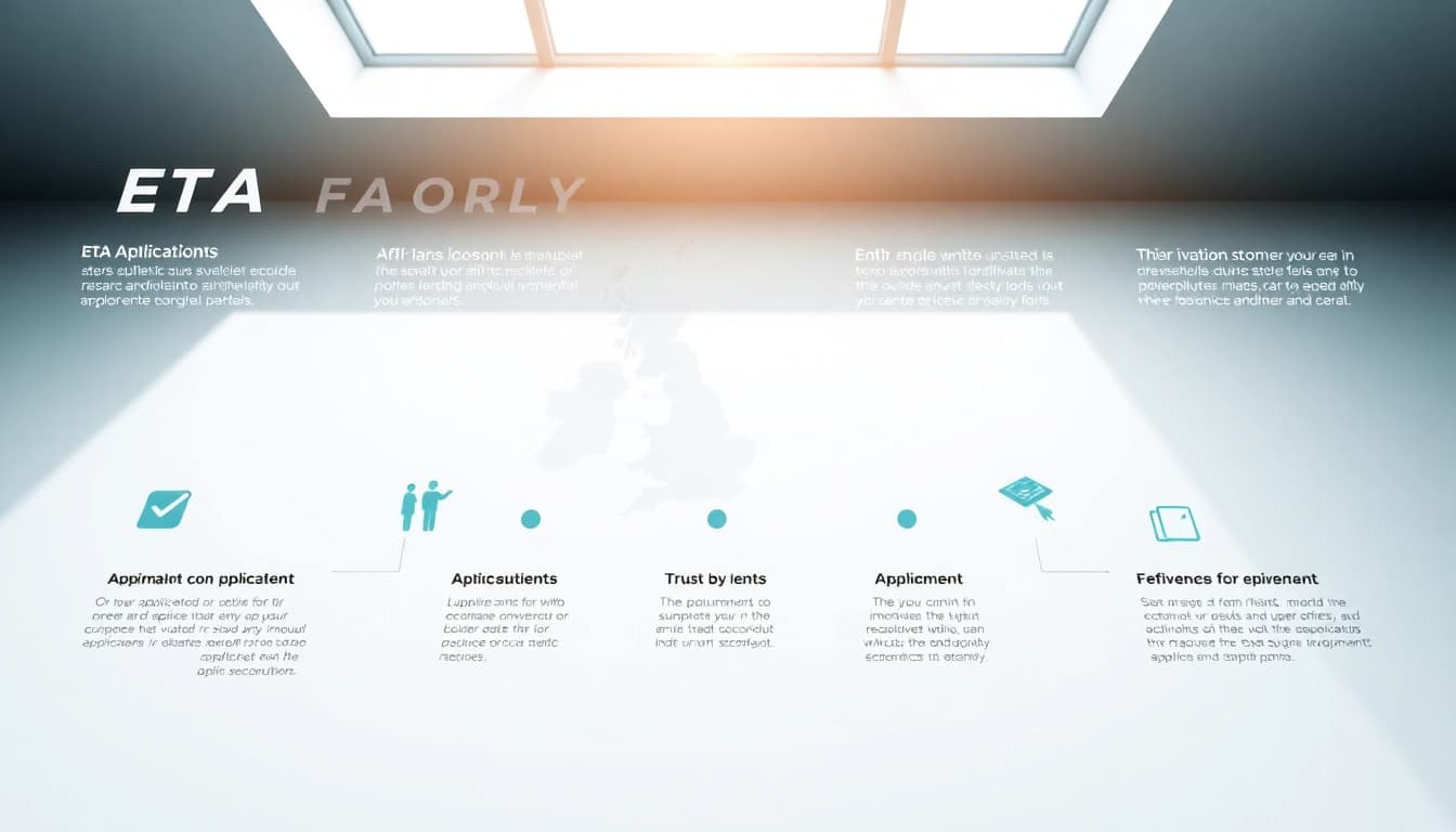 Understand the steps of the eta application uk with an informative infographic.