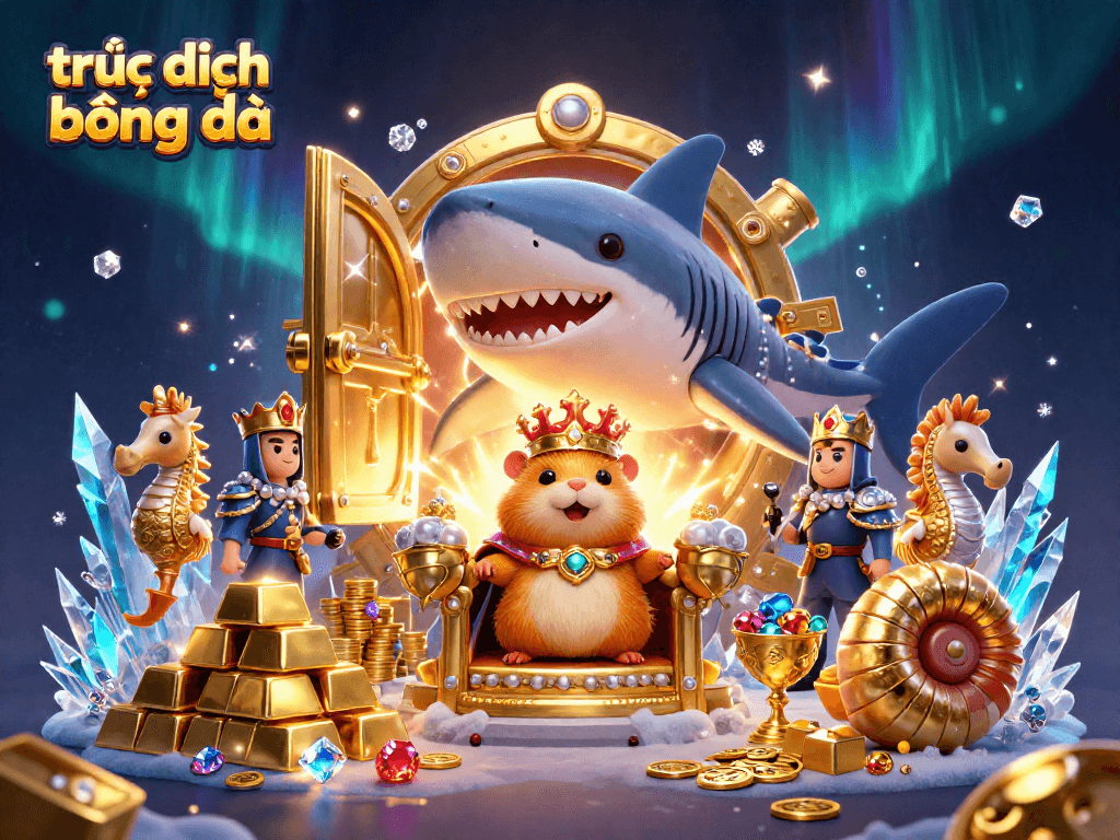 Experience live football streaming trực tiếp bóng đá with an exciting 3D casino scene.