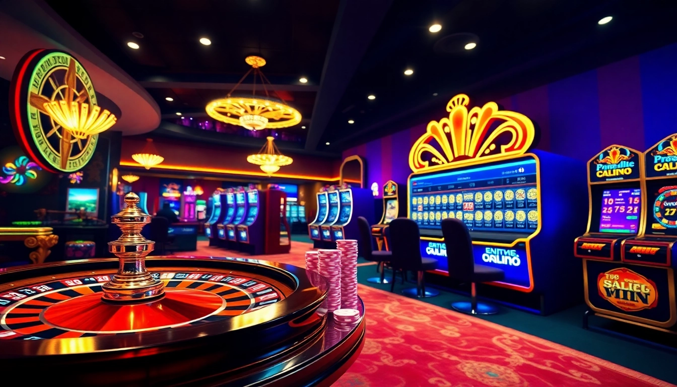 The excitement of online gaming at 78win.id featuring poker chips and a roulette wheel.