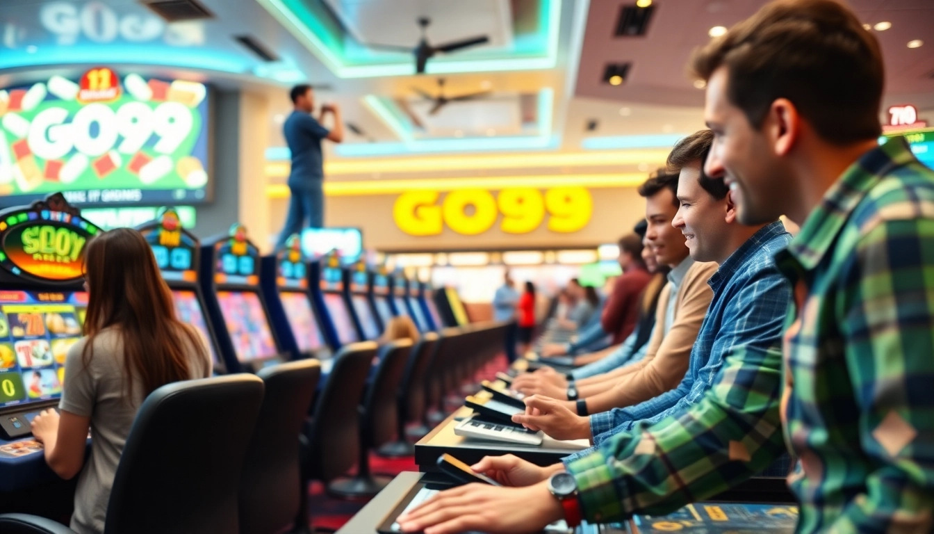 GO99 online gaming platform showcasing vibrant games and user engagement.