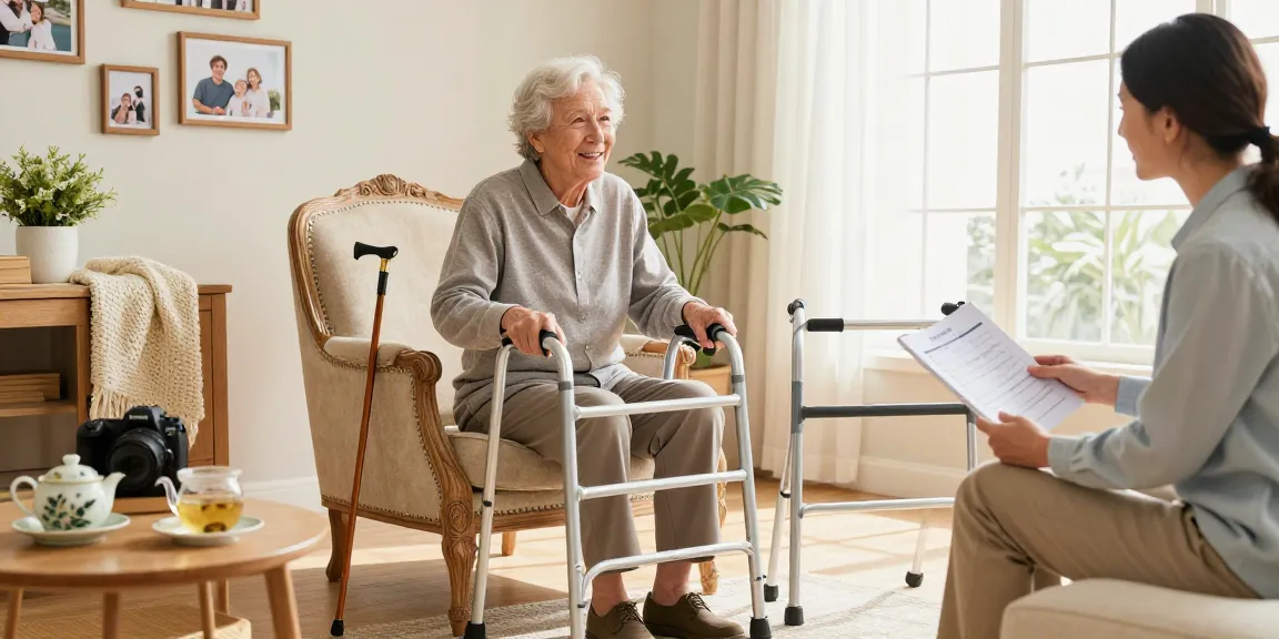 Buy nobility aids for seniors enjoying quality time at home with mobility aids and caregivers.