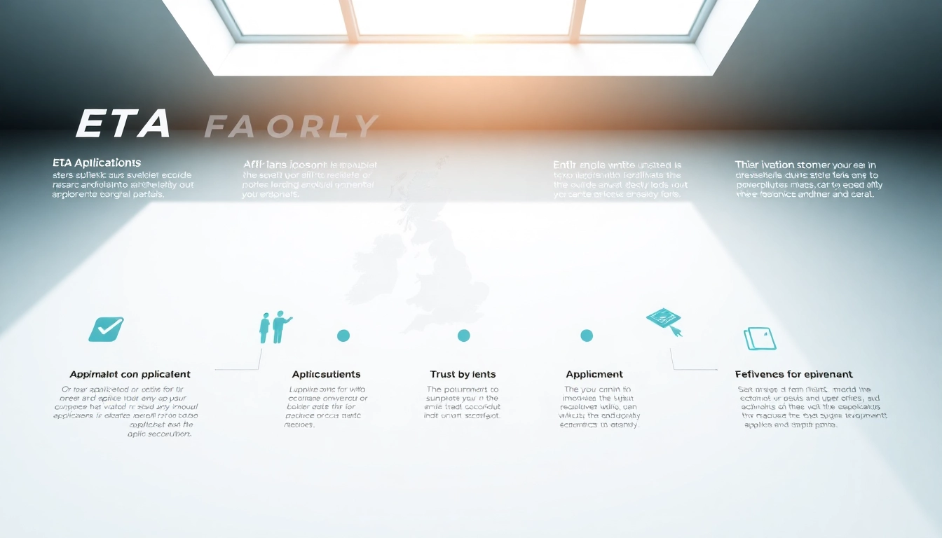 Understand the steps of the eta application uk with an informative infographic.
