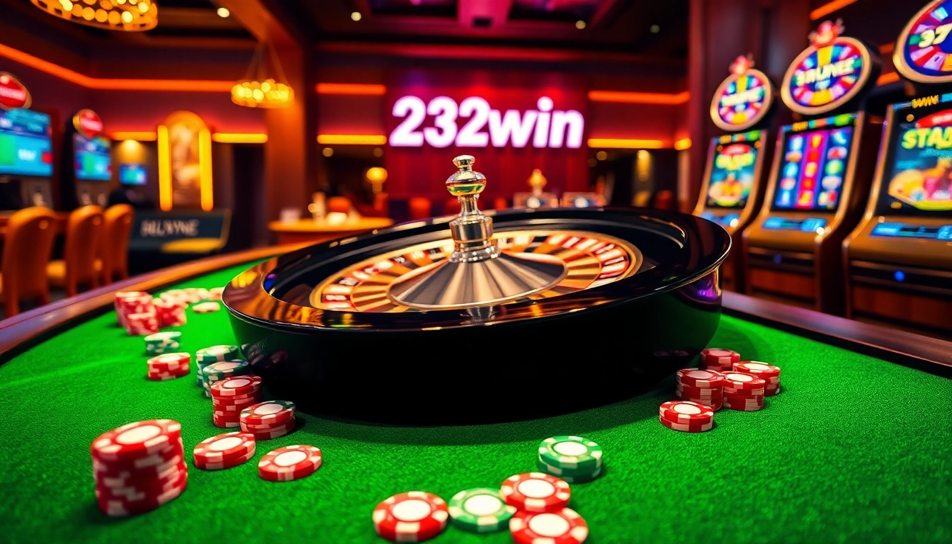 Experience the thrill and luxury of gambling at 23win's vibrant casino atmosphere.