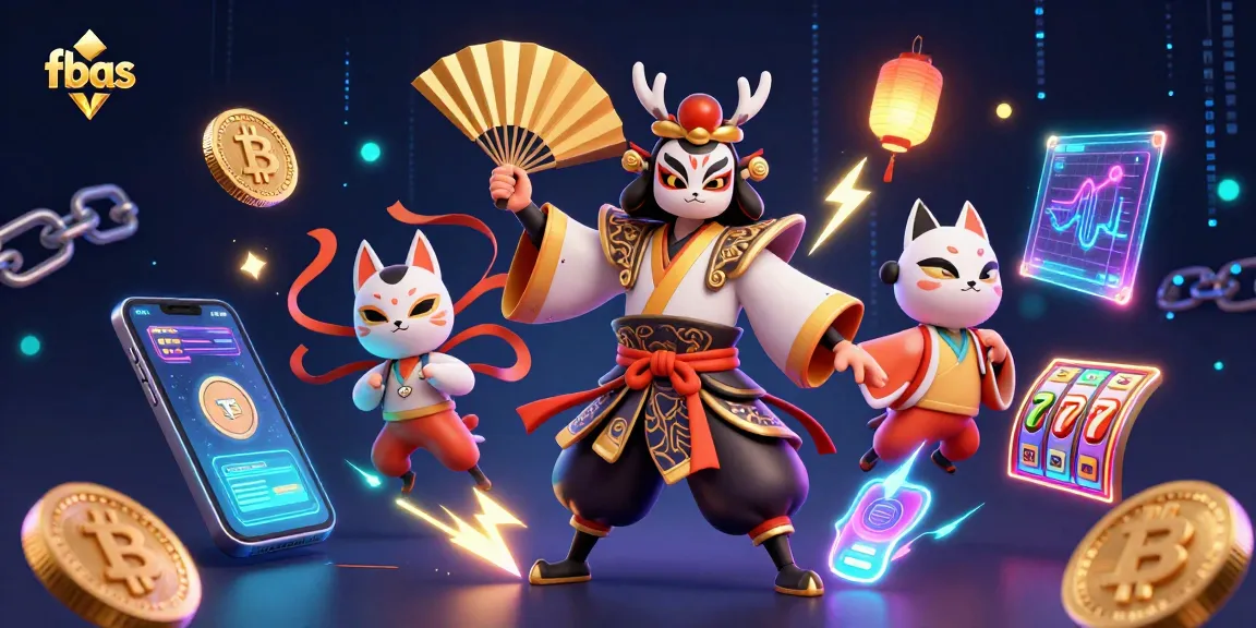 Engage in thrilling slot adventures at fbas with vibrant 3D characters and crypto elements.