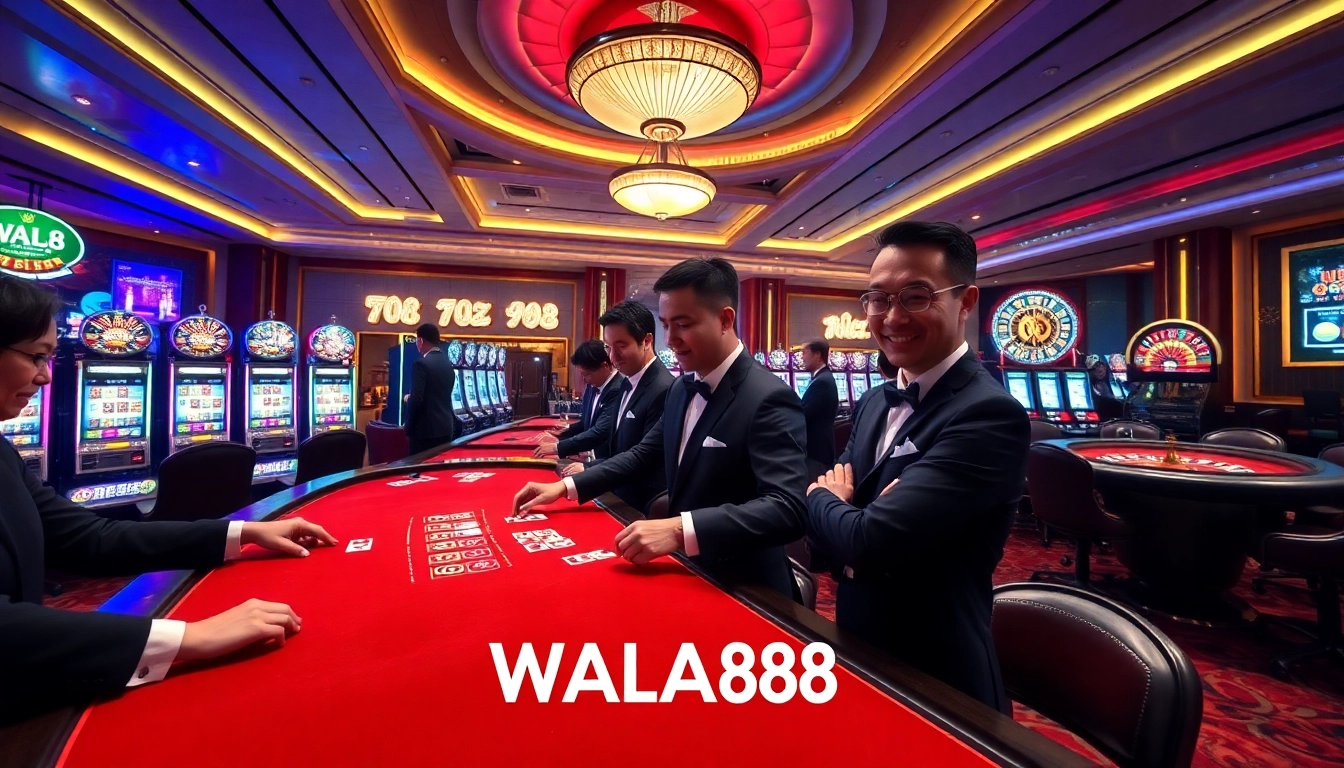 Experience the thrill of WALA88 with engaging casino games and vibrant slot machines.