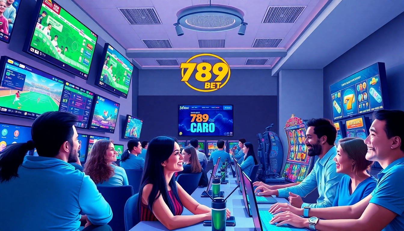 Players engaging in thrilling online games at https://789beta2.com/ showcasing a vibrant gaming atmosphere.