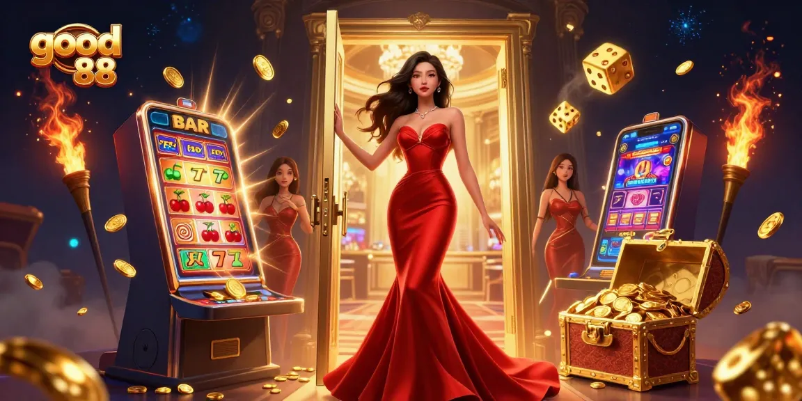 Experience the excitement of good 88 casino with dynamic gaming elements and vibrant characters.