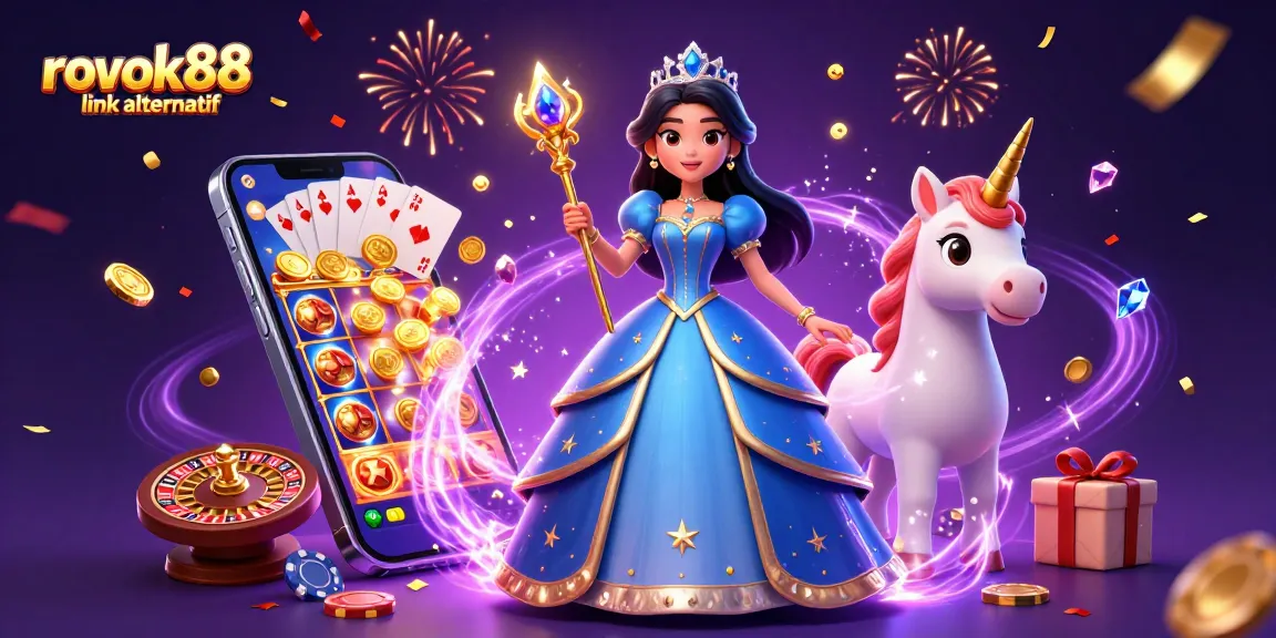 Experience the thrill of winning with rokok88 link alternatif, capturing magic in a vibrant casino scene.