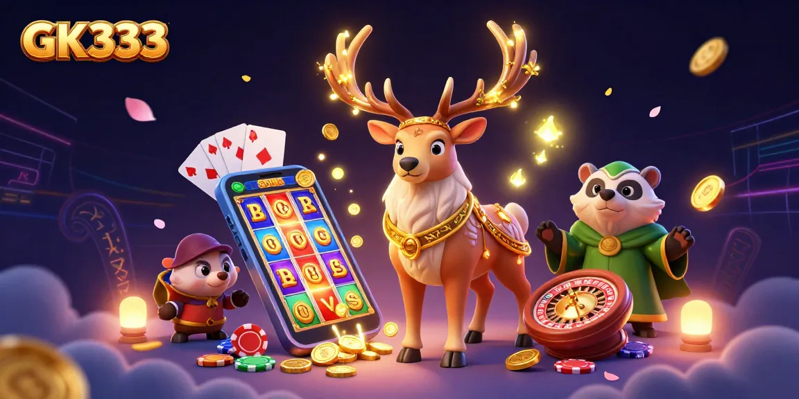 Experience thrilling gaming with GK333 in a vibrant, dynamic casino setting