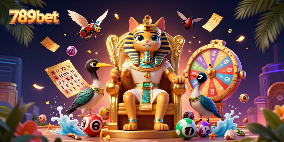 Engage with 789bet's dynamic casino experience featuring vibrant lottery elements and rich illustrations.