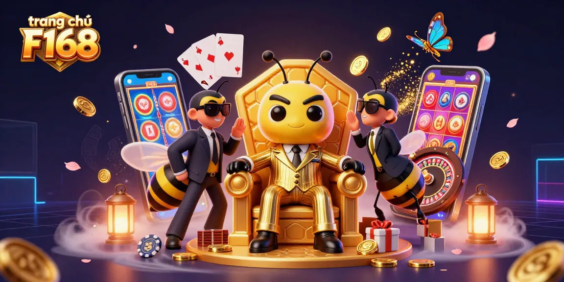 Experience thrilling gameplay at trang chủ F168 with buzzing characters and exciting gambling elements