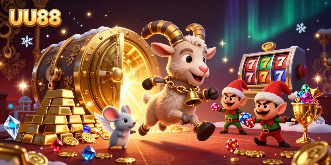 Experience thrilling gaming at UU88 with engaging casino characters and rich, vibrant visuals.