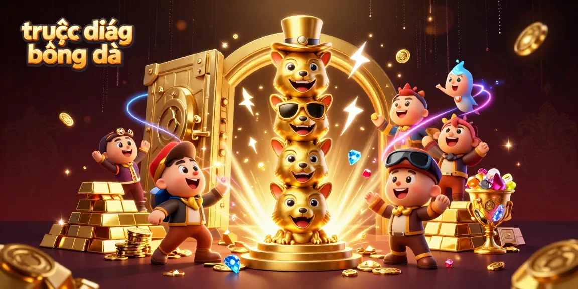 Experience thrilling trực tiếp bóng đá with vibrant graphics and casino-inspired elements.